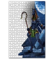 Cakapuzzle Anubis ve Kancalı Asası Puzzle Yapboz MDF (Ahşap) (1000 Parça)