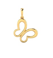 Kuş Şekilli Gümüş Kolye Özel Gün Hediyesi (Gold)