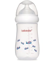 Bebedor Desenli Geniş Ağızlı PP Biberon 260ML (Kod:98322) Seçenekli (Mavi)