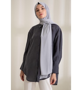 LARİSSA SCARF MEDİNE İPEĞİ ŞAL (Gümüş)