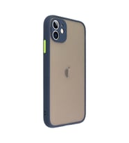 iPhone 11 6.1inç Kamera Korumalı Premium Silikon Kılıf (Lacivert)