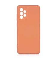 Samsung Galaxy A72 Kılıf Özel Orijinal Lansman Serisi, İçi Kadife, Pürüzsüz Yumuşak ve Mat TPU Silikon (Turuncu)