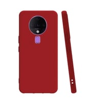 Tecno Spark 6 Kılıf Kamera Korumalı Silikon Rubber Arka Kapak (Kırmızı)