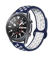 Huawei Watch 3 / 3 Pro Kordon Delikli Spor Kordon (MAVI-BEYAZ)