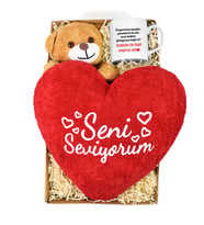 Mavimsi Kişiye Özel Ayıcıklı Kupa Set (Beyaz)