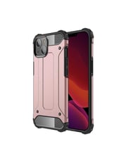 iPhone 13 Mini Kılıf Armor Hybrid Zırh Silikon (Rose)