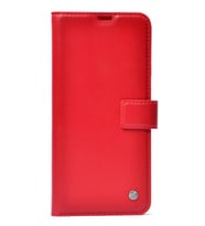 Galaxy S23 FE Kılıf Standlı Kapkalı Cüzdan Kopçalı Kar Deluxe (Kırmızı)