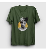 Presmono Unisex Sarı Sun XXXTentacion T-Shirt 48814tt (Haki)