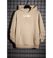 Unisex Floki Baskılı Sweatshirt (Bej)