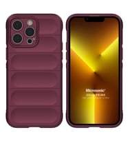 Microsonic Apple iPhone 13 Pro Kılıf Oslo Prime Yeşil (Bordo)