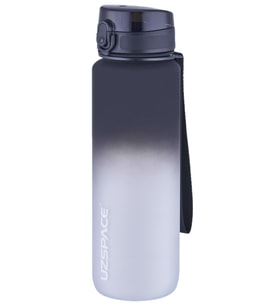 Uzspace FiftyFifty 1000ml BÜYÜK BOY Çift Renk Softtouch FF Collection Tritan Su  (Siyah - Beyaz)