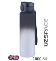 Uzspace FiftyFifty 1000ml BÜYÜK BOY Çift Renk Softtouch FF Collection Tritan Su Matarası