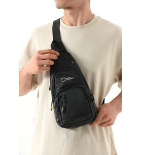 Body Bag Çanta Sırt Çantası Erkek Göğüs Çantası Fonksiyonel Kullanım BadyBag 27*15 Cm Paraşüt Kumaş (Siyah)