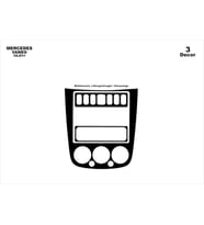 Meriç® Mercedes Vaneo Ön Torpido Kaplama Maun 3 Parça 2001-2006 (Piano Black)