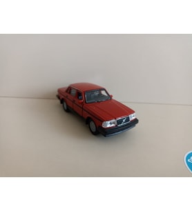 Volvo 240 GL Metal Model Oyuncak Araba 12 Cm ( ÖZEL PLAKALI ) (Kırmızı)