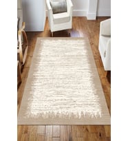 Dijital Kaymaz Taban Yıkanabilir Salon Halısı Mutfak Halısı Koridor Halısı Yolluk ND-HS-383 (Kahverengi)