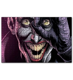 Cakapuzzle Joker Şakacı Gülüşü Görseli  Puzzle Yapboz MDF (Ahşap) (1000 Parça)