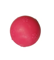 Kardelen Termoplastik Pati Desenli Köpek Oyun Topu S 4.5 CM (Pembe)