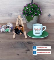 Psikoloji Öğretmeni Türk Kahvesi Fincanı Ahşap Altlıklı ve Fotoğraflı Ahşap Anahtarlık Hediye Öğretmenler Günü Hediyesi (Model 9)