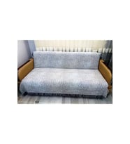 Pamuklu Kaymaz Ebruli Koltuk-Çekyat Örtüsü (13 RENK) (Gri)