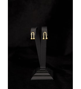 925 AYAR GÜMÜŞ TAŞSIZ ÇİVİLİ TİFFANY KÜPE (Gold)