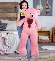 140 Cm Sevimli Pelüş Ayıcık (Pembe)