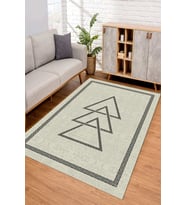 Dijital Kaymaz Taban Yıkanabilir Renkli Salon Halısı Mutfak Halısı Yolluk ND-SD-1063 (Krem)