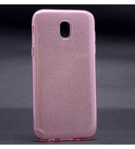 Nokia 5 Kılıf Zore Shining Simli Silikon Kılıf (Rose)
