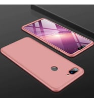 Xiaomi Mi 8 Kılıf Zore Kamera Korumalı 360 Tam Koruma Ays (Rose)
