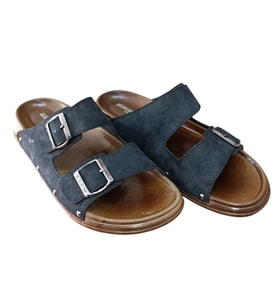 Esem 3769-0001 Erkek Tokalı Yazlık Comfort Terlik (Siyah)