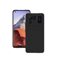 Xiaomi Mi 11 Ultra Kılıf Kamera Korumalı Silikon Rubber Arka Kapak (Siyah)