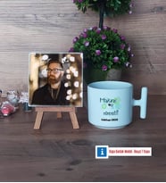 Makine Mühendisi Fotoğraflı Dekoratif Taş, Kupa Bardak Beyaz Hediye (Model 12)