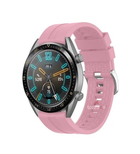 Xiaomi Watch S1 -S1 Active -Mi Watch -Watch Color 22mm Uyumlu NovaGT Supreme Silikon Kordon (Pembe)