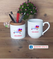 Estetisyen Kalemlik, Kupa Bardak T Kişiye Özel Hediye (Model 8)