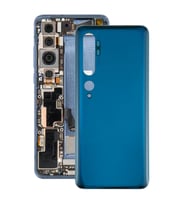 Xiaomi Mi Note 10 Pro Uyumlu Arka Pil Batarya Kapağı Cam M1910F4S (Yeşil)
