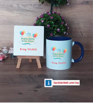 Doğum Günü Hediyesi Dekoratif Taş, Kupa Bardak Kırmızı Hediye (Model 2)