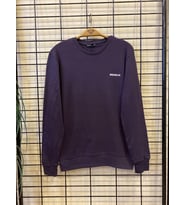 Süperlife Bisiklet Yaka Uzun Kollu Dar Kalıp İnce  Erkek Sweatshirt SPR2019K18 (Mor)