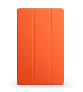 Lenovo M10 TB-X306F Gen.2 Zore Smart Cover Standlı 1-1 Kılıf (Turuncu)