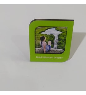 Kişiye Özel Polaroid Resim Çerçevesi (Yeşil)