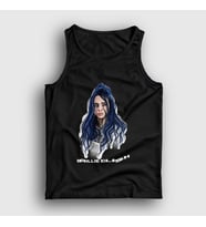 Presmono Unisex Beyaz PO Billie Eilish Atlet 154702tt (Siyah)