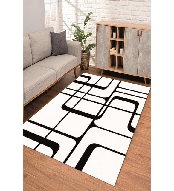 Dijital Kaymaz Taban Yıkanabilir Renkli Salon Halısı Mutfak Halısı Yolluk ND-SD-981 (Çok Renkli)
