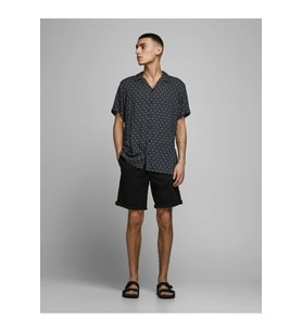 Jack & Jones Erkek Kısa Kot Şort - 12165604 (Siyah)