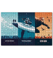 Cakapuzzle Captain America Üçlemesi  Puzzle Yapboz MDF (Ahşap) (255 Parça)