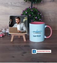 Su Ürünleri Mühendisi Fotoğraflı Dekoratif Taş, Kupa Bardak Beyaz Hediye (Model 6)