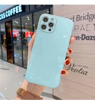 İphone 14 Pro Kamera Korumalı Cam Kapak&Kılıf (Açık Mavi)