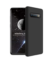 Microsonic Samsung Galaxy S10 Kılıf Double Dip 360 Protective (Siyah)