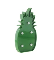 25cm Led Işıklı Plastik Ananas Gece Lambası (Yeşil)