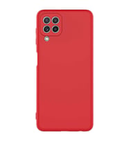 Samsung Galaxy A22 4G Kılıf Özel Orijinal Lansman Serisi, İçi Kadife, Pürüzsüz Yumuşak ve Mat TPU Silikon (Kırmızı)