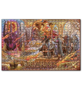 Cakapuzzle Yüzüklerin Efendisi Dijital Film Afişi Görseli  Puzzle Yapboz MDF (Ahşap) (255 Parça)