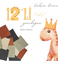 12'li Müslin Çok Amaçlı Bebek Yenidoğan Hediye Bebek Mendilleri Organik Pamuk Anne Bebek Bakım Tükürük Salya Kusmuk Gaz Emzirme Kusma Ağız Bezi Mendili Doğum Yeni Doğan Bebek Hediyeleri (Çok Renkli-Multı)